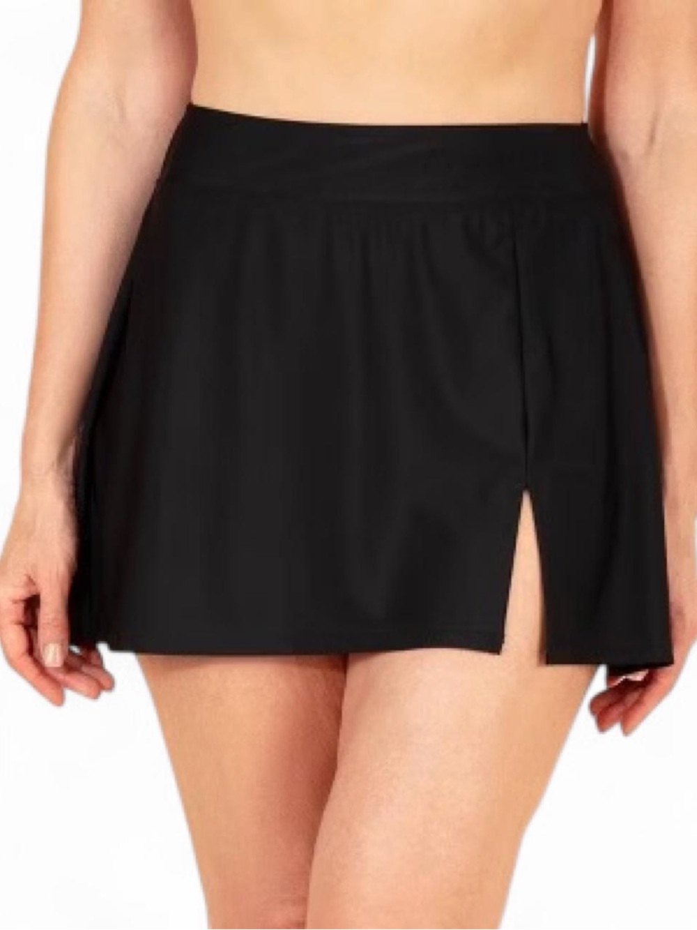 Lands’ End XS Black Swim Cover-Up Skort